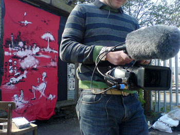 That's not the much under-used TBG camcorder. A 'WOTumentary' in the making?