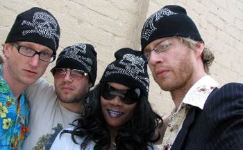 Catwoman gave us all these very cool bling-pirate beenie hats. Cheers Catwoman!