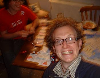 Andy T looking particularly happy with life on 24 May 2005. If you'd told him that he'd still be working on WoT more than a year later, I reckon that would've wiped that stupid grin off his face.