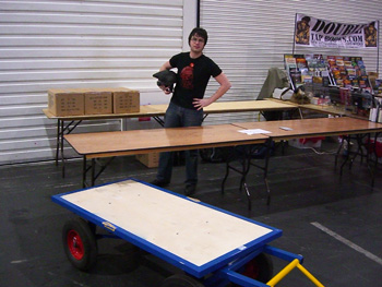 We'd better get things moving then. Ah, the blank canvas...