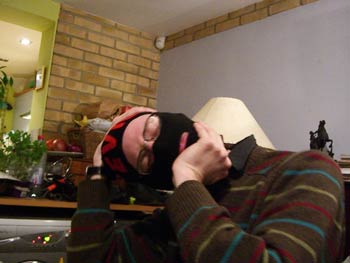 Tom dislocates his head after a particularly evil spell
