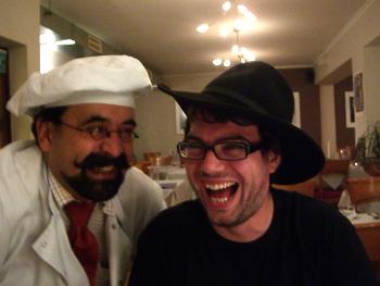 Esteban, the winner of the finest moustache / beard combo in Essen competition
