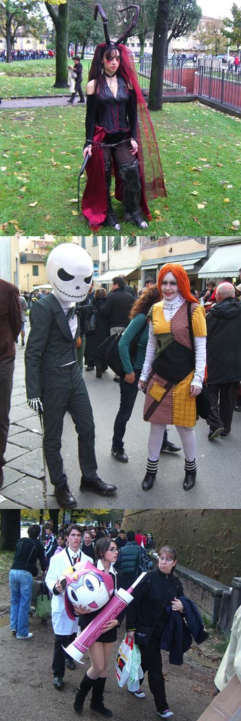 Just a tiny sample of some of the more impressive outfits. That giant syringe is going to have someone's eye out though.