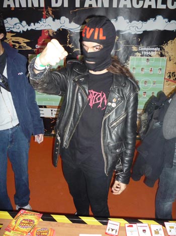 Why I oughtta! The balaclavas prove alarmingly popular. We actually sold out.