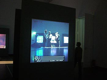 The TBG boys appear as an installation for the first - but not the last - time that day.