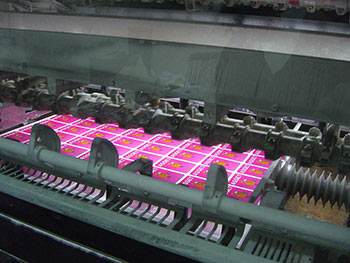 Printing money.