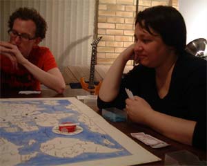 The globe is largely undiscovered and Helen contemplates her future empire.