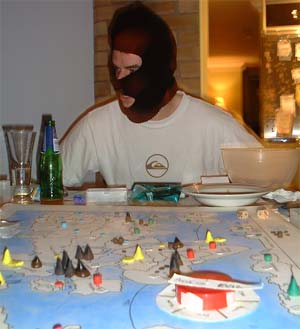 The balaclava of evil just doesn't suit some people.