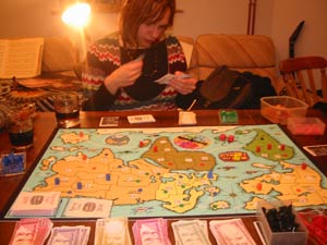 Fiona planning her mastermind move.