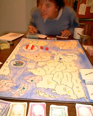 Illaria keeps a close eye on the board, even during the set-up round