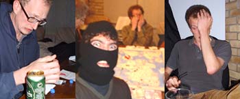 A photographic triptych of pain.