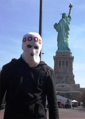 Oh good. A ghostly psycho let loose on the world.