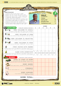 Game for SOAS - sample page