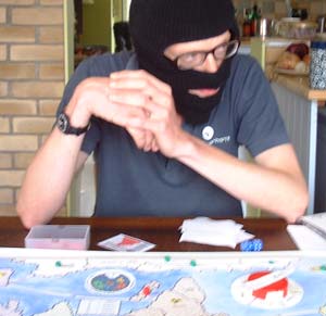 The cold dark eyes of a killer.