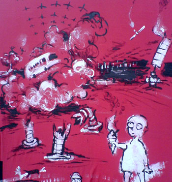 School busses exploding, satellites falling out of the sky... Let us not forget the burning ice-cream.