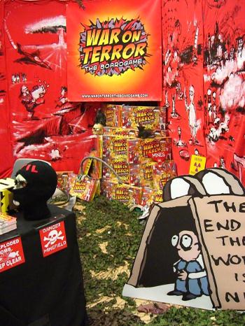 Another shot of the stand before we destroy it over the next three days.