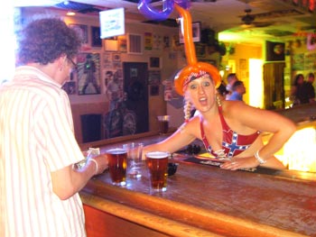 When the bar staff are more trashed than you are, you just know it's going to get a little crazy.