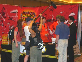 The WoTumentary team getting some 'deals' on tape.