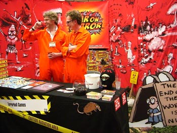 The booth in all its glory.