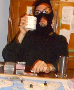 Evil people drink tea.