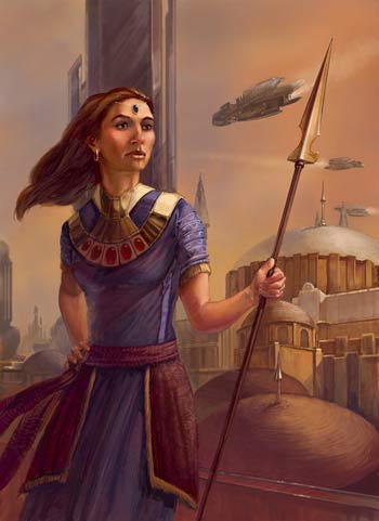 This is the 'face' of Gen Con UK 2007 - so we imagine we will blend in like a spaceship or a spear.