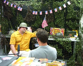 Big Bad Bill being interviewed by Current TV who were covering the weekend.