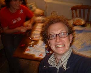 ... and as usual, the game descends to a level approaching insanity.