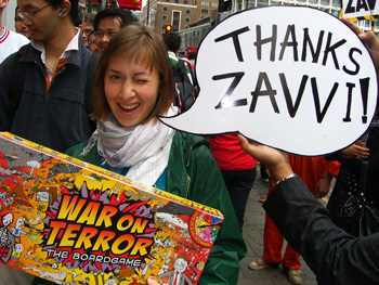 Love the ironic wink.