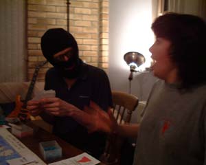 Illaria suddenly realises she's sitting next to Evil peronified