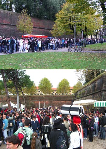 The queue to get in was about 5 times longer than could be captured in one photo