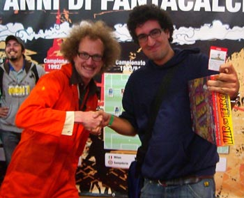 Our one-and-only WMD finder more than deserved this enthusiastic handshake from Andy T.