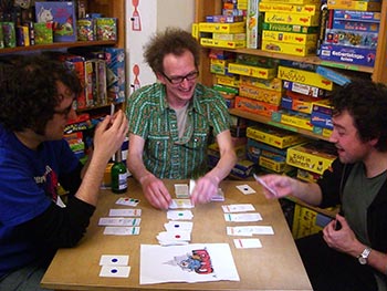 Andy T demonstrates our new game.
