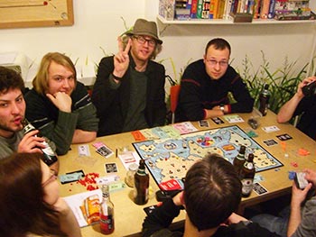 Tom's game is under control. Just. Is that Tom trying to declare peace?