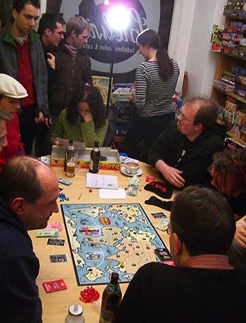 Standing room only at the 'War on Terror' games evening