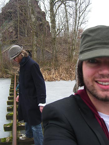 That's ice by the way, it was pretty cold.