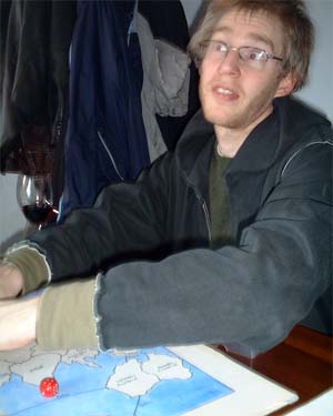 Tom struck dumb with fear before the setup round is even complete