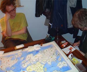 Tom receives the message. No doubt it's a silly drawing of Andy S.