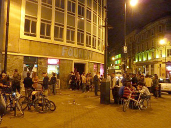 We like to think that our presence upped the cool factor of the Foundry.