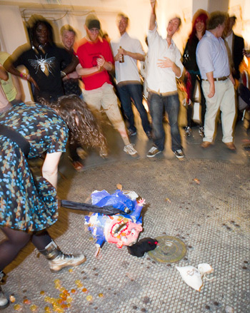 It's down and out and looking a little dead already.