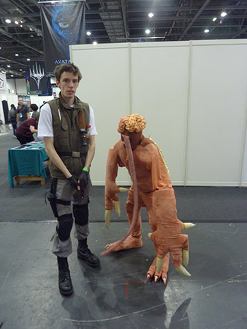 What the hell!? Hang on, isn't this from some computer game ... 