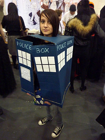 This is more our style! This one gets best in show if you ask us. Simple, but effective. It's the Tardis!