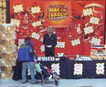 Tom explaining the family values of the game.