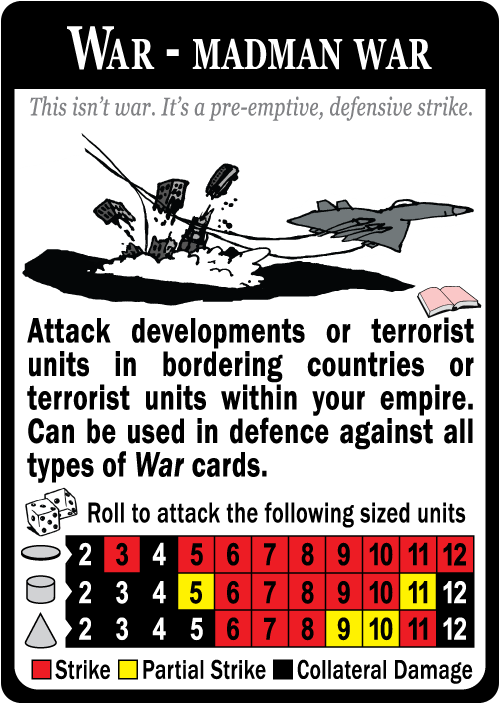 There are now three flavours of "war": Regular, Madman and Total.