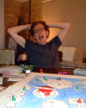 Hear my roar and fear me! Either that or it's getting late.