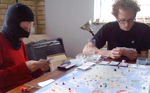 Tom turns 'evil' and looks good in the mask.