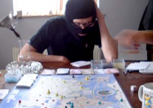 Looks like the evil death stare.