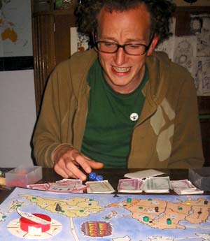 A stress free evening, playing the War on Terror.