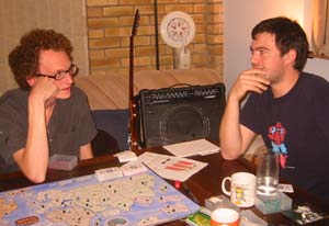 The stand off... Who's going to last...