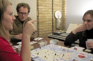 And then the 'terrorist mind games' start, with excesive pointing.