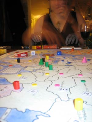 Multi-tasking the War on Terror. Look at Jenn's hands go!